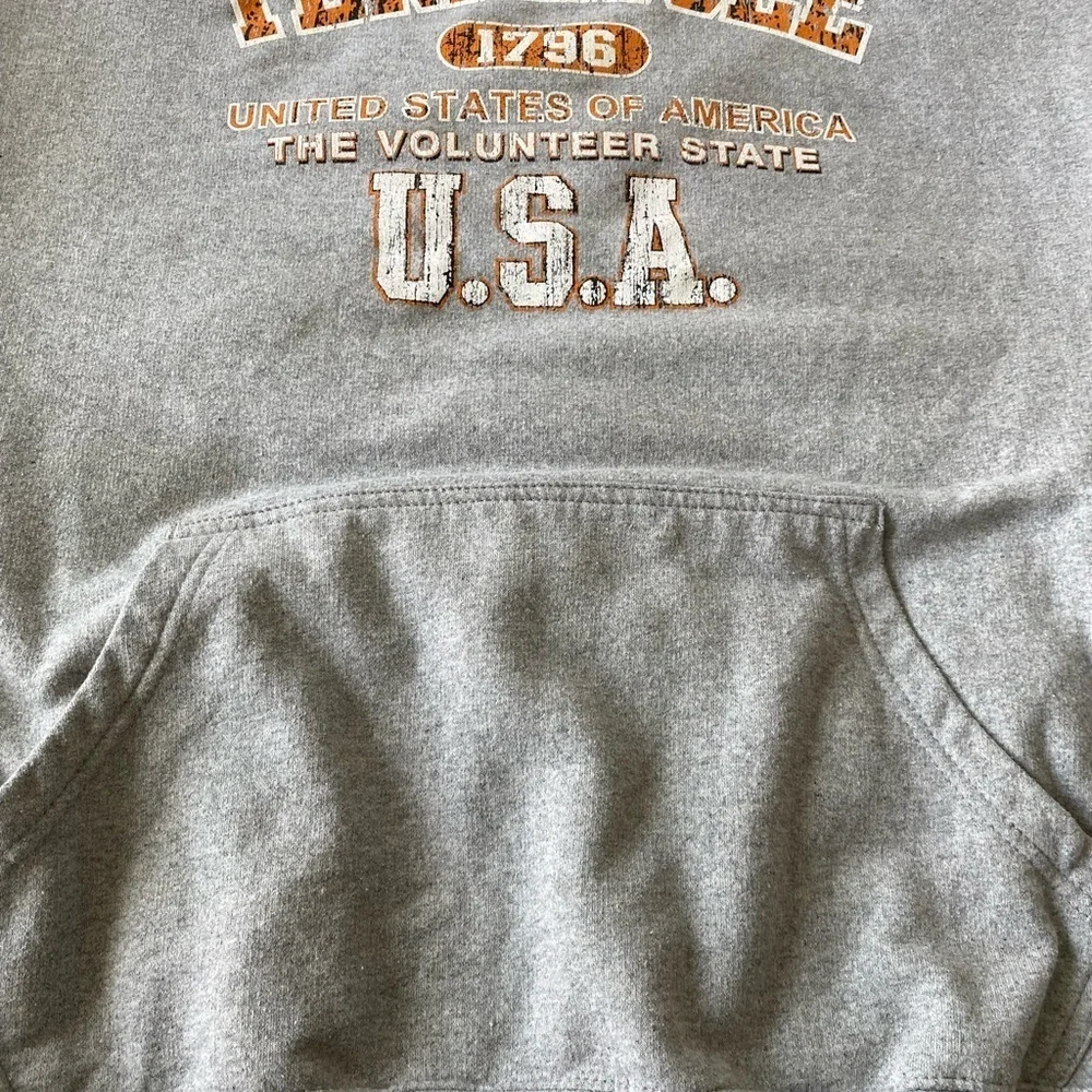 Gray Tennessee USA Hoodie 2XL Men